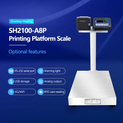 SH2100-A8P Tafelschaal Hoog nauwkeurig en LED-display 50cm*60cm Grootte voor wegen/printen