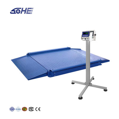 Heavy Duty Industrial Platform Scale met LED-display Carbon Steel Materiaal 1,2m x 1,5m