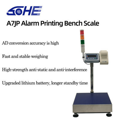 LED-LCD-display Alarm Print Scale met 40*50CM Printing TCS-A7JP-200
