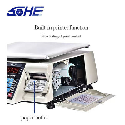 Gepersonaliseerde kassa schaal met barcode label printer stroomtoevoer DC10.5V/1000mA