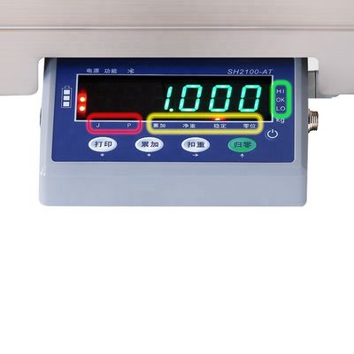 15 kg Afdeling 2g/1g Capaciteit Elektronische tafelwaarde met Bluetooth en LED-display