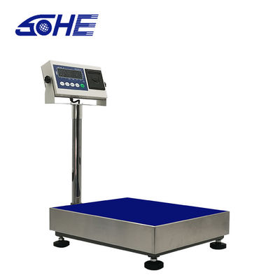 Barcode-etiketdruktafel met LED-display en ABS-structuren van roestvrij staal