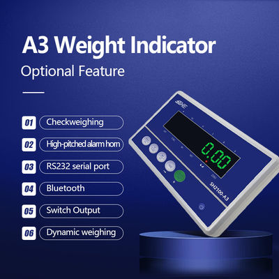SOHE A3C Weegmeter/Print Indicator Instrument Sensor Display met AC/DC stroomtoevoer