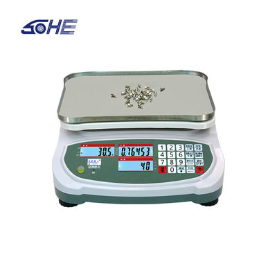 Industriële weegtafel met LCD-scherm en maximaal bereik van 75 kg SOHE 2024