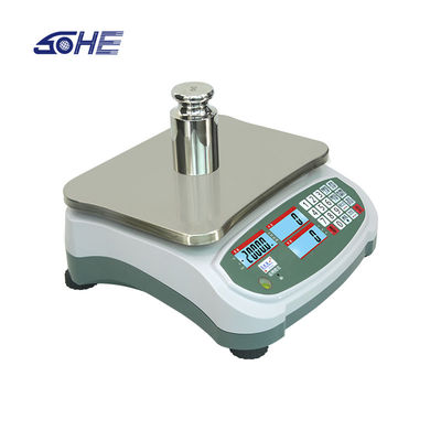 Industriële weegtafel met LCD-scherm en maximaal bereik van 75 kg SOHE 2024