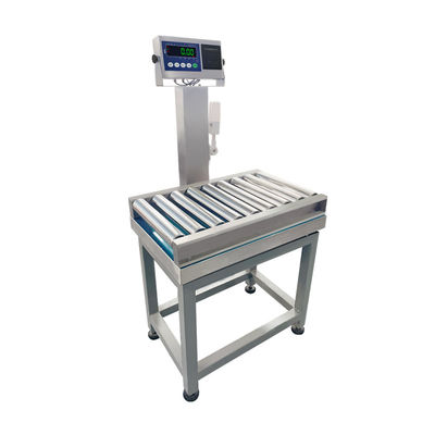 Voedingsmiddelenindustrie Checkweigher 15-200kg Capaciteit met schaal en transportband van roestvrij staal