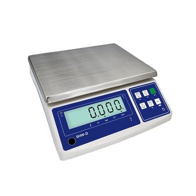 Aanpasbare ABS 15kg LCD-display tafel schaal met precisie en 6V/4000mAh batterij