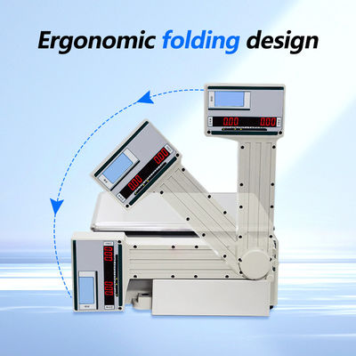 15 kg Touch Screen Label Printing Weegschaal met LED-LCD-scherm en 1*RS232-poorttype