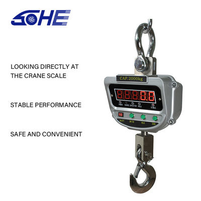 110V-220V High Precision LED Display Aluminium Alloy Scale Hook Scales voor OEM-ondersteuning