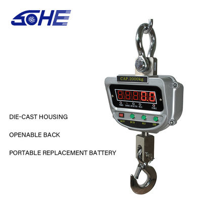 110V-220V High Precision LED Display Aluminium Alloy Scale Hook Scales voor OEM-ondersteuning