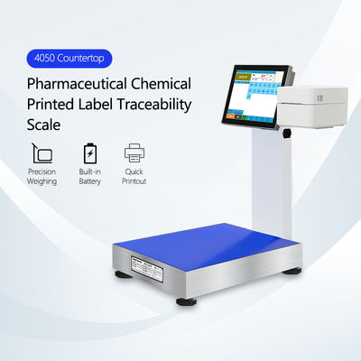 LCD-scherm farmaceutisch chemisch etiket afdrukapparaat voor 400 mm*500 mm tafelgrootte
