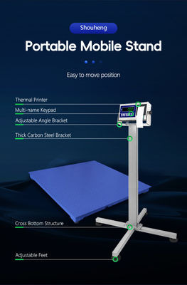 Industrial Platform Floor Scale met LED-display en lithiumbatterie van Sohe
