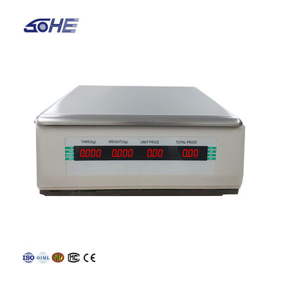 SHV-TMA Barcode Printing Table Scale 30kg met en ABS Plastic/staalplaat