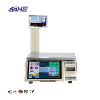 LCD-scherm Intelligente streepjescode tabel schaal SHW-TMF6 voor 30 kg capaciteit