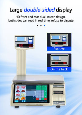 LCD-scherm Intelligente streepjescode tabel schaal SHW-TMF6 voor 30 kg capaciteit