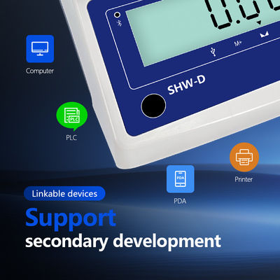 Niveau III nauwkeurigheid SHWDL-draadloos WIFI Elektronische tafelwaarde met 6 kg capaciteit en 1