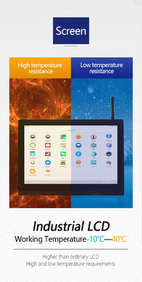 12 inch Desktop Screen 15-100kg Varkens- en rundvleesverwerking Android Label Printing Scale
