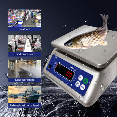 AC220V/50HZ stroomtoevoer SOHE S6 3KG roestvrij staal IP68 waterdicht schaal voor krachtige