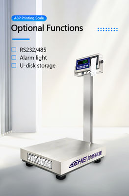 Ondersteund door ODM Geavanceerd A8SP Printing Industrial Platform Scale 60cm*80cm