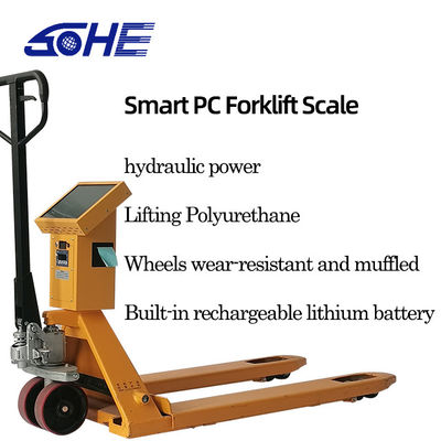 Smart PC Printing Narrow Fork Forklift Scale met raam systeem LED LCD Display Type