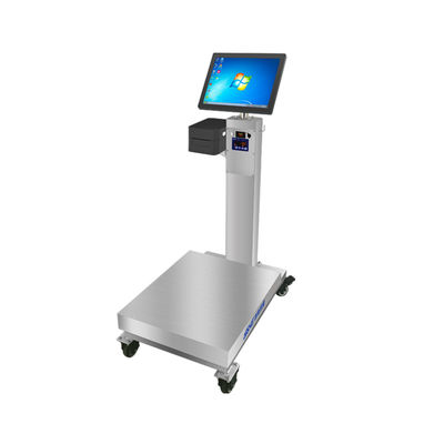 Windows 10 System 150kg Capaciteit Industriële weegschaal met 15-inch touchscreen