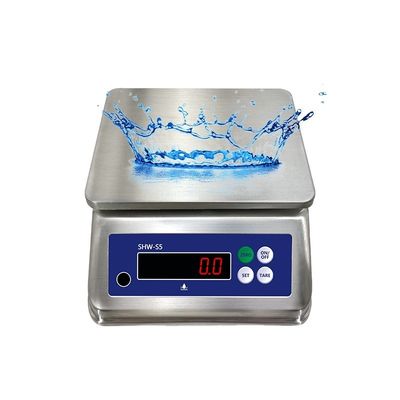 SOHE S5 3KG roestvrijstalen schaal met dubbel LED-scherm en IP68 waterdichtheid
