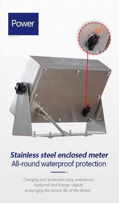 LED-scherm 300 kg SOHE A1S Waterdicht Schaal voor voedselfabrieken 500*600mm Wasbaar