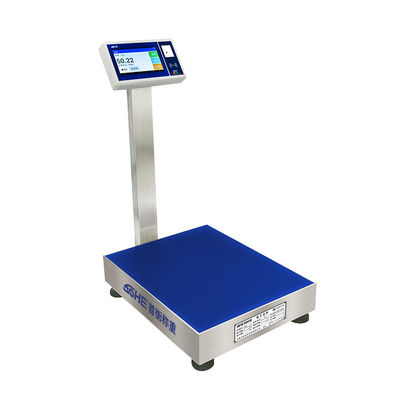 Blauwe 7-inch Sohe Android Smart Scale met ID/IC/RFID kaart verzameling en Internet of Things Entry-Exit System