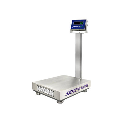 Gewicht A1S Vierkante paal Industrieel platform Schaal 60cm * 80cm Roestvrij staal Waterdicht