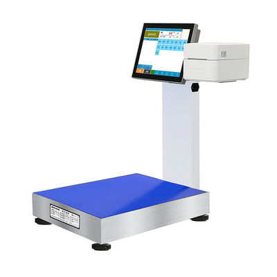 12-inch touchscreen PC-schaal systeem met kunstmatige intelligentie en USB/serverpoort