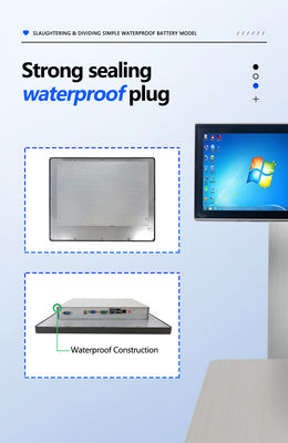 30cm * 40cm Tafelgrootte Eenvoudig waterdicht Intelligente weegschaal met ingebouwde batterij