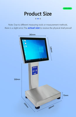 Niveau III nauwkeurigheid Smart Card Piece Weighing Scale met geavanceerd multifunctionele ontwerp