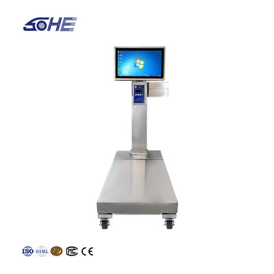 60cm * 80cm Volledig waterdicht Intelligent Scale met mobiele batterij en Windows-versie