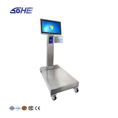 60cm * 80cm Volledig waterdicht Intelligent Scale met mobiele batterij en Windows-versie