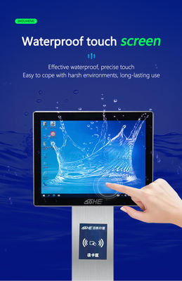1- 15kg/5g capaciteit Smart Card Piece Weegschaal met 12-inch waterdicht aanraakscherm