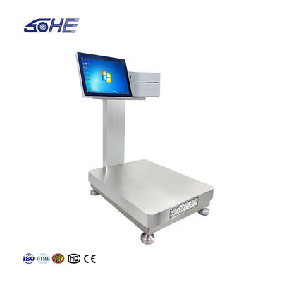 Smart Waterproof SOHE 60KG Plug-in Industrial Weighing Scales Platform voor verwerking