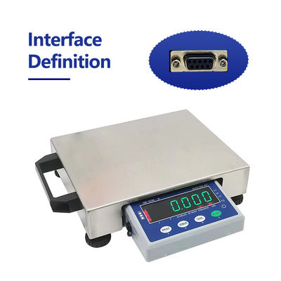 6kg waterdichte digitale tafelwaarde met voedsel-grade materiaal en tafelgrootte 220*280mm