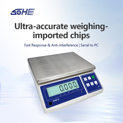 SOHE WD 3KG industriële weegschaal met LCD-scherm en AC220V/50HZ stroom
