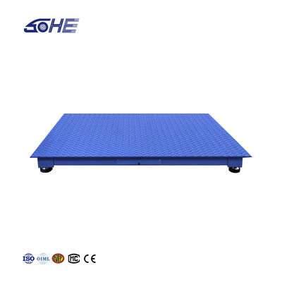 Industriële weegvloerschaal 600*800 mm koolstofstaal met beugel en 500 kg capaciteit
