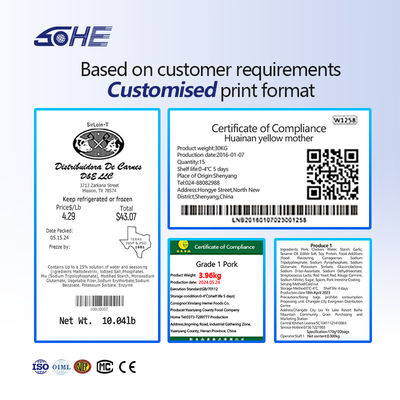 60 kg SOHE Battery Simple Waterproof Smart Industrial Weighing Scales Platform Print Laber Scale