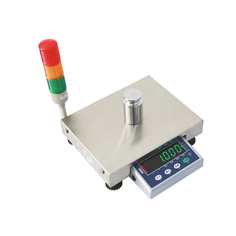 Industriële weegschaal 3 kg Drie-kleurige alarmbel met Bluetooth-communicatiemethode