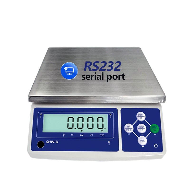 Ondersteuning van 3 kg SHWDL-232 Industrial Weighing Table Scale met RS232 Serial Port
