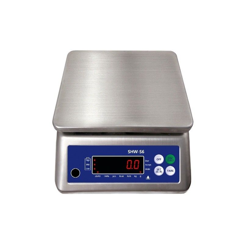 AC220V/50HZ stroomtoevoer SOHE S6 3KG roestvrij staal IP68 waterdicht schaal voor krachtige