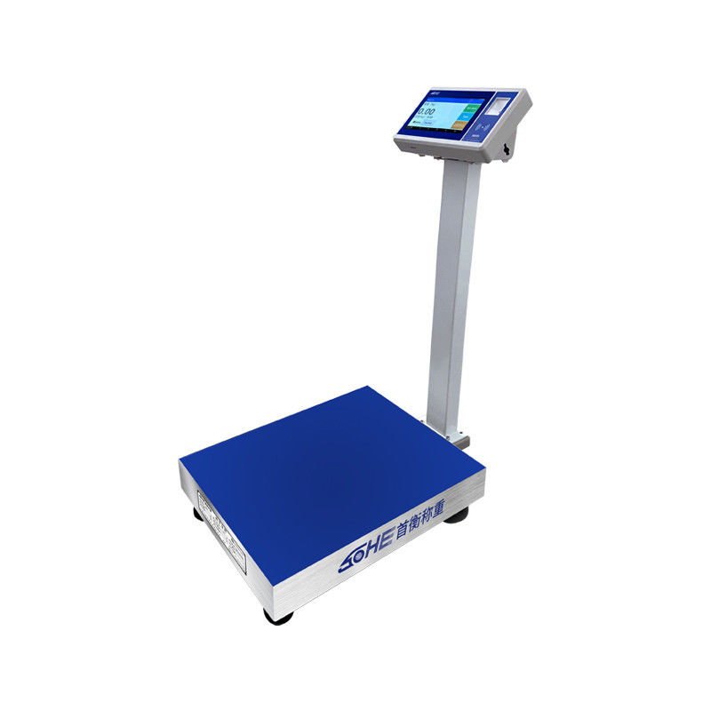 Blauwe 7-inch Sohe Android Smart Scale met ID/IC/RFID kaart verzameling en Internet of Things Entry-Exit System