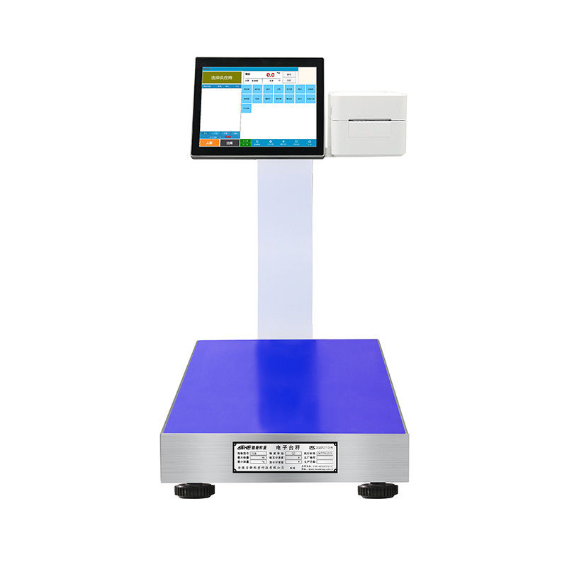 12-inch touchscreen PC-schaal systeem met kunstmatige intelligentie en USB/serverpoort